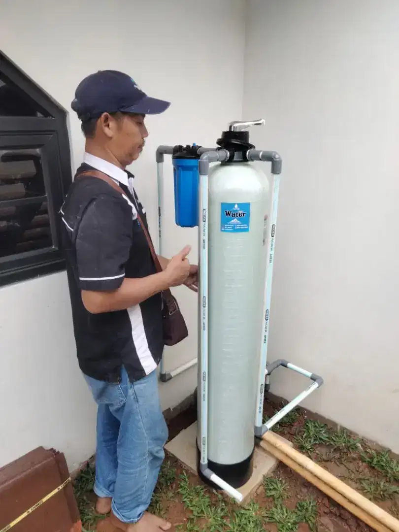 Alat filter penyaringan air pompa sumur bor tanah /PDAM PAM kuning bau