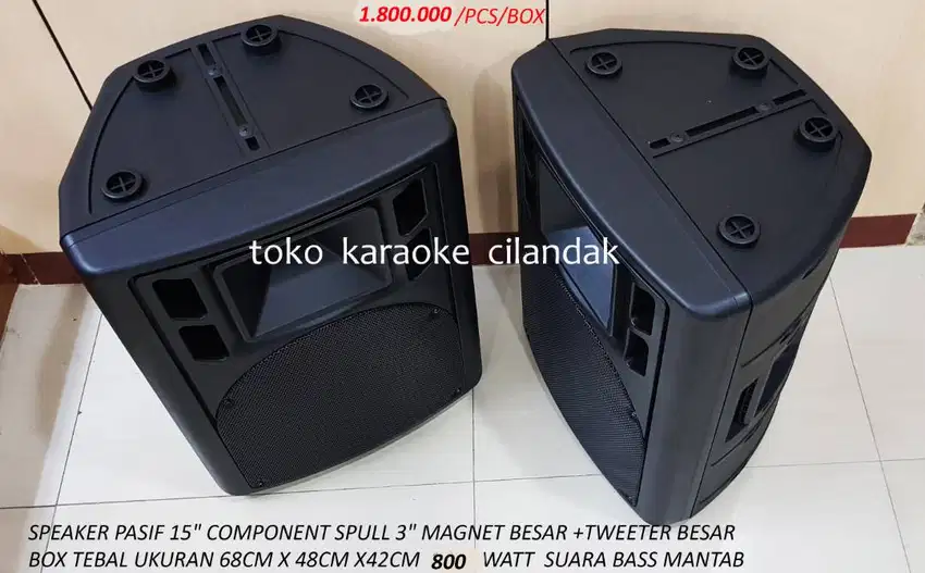 SPEAKER AKTIF 15   component spull 3 MAGNET BESAR +TWEETER BESAR 68c