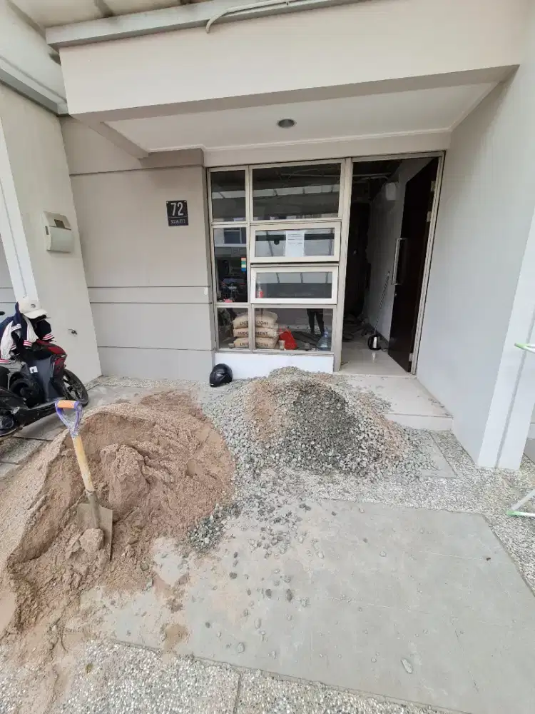 Mengerjakan sipil dan interior full sampai jadi