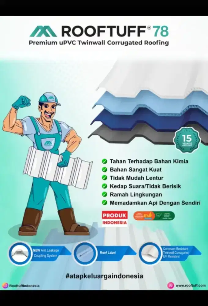 ATAP UPVC ROOFMAXX'S