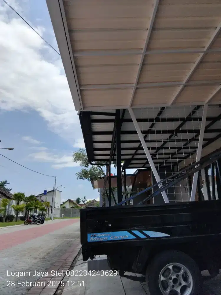 Kaopi atap alderon besi galvanis 4x8