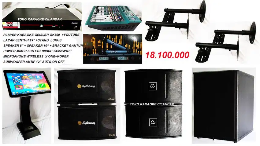 new sound paket player + layar sentuh