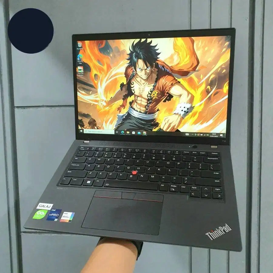 Lenovo Thinkpad T14 Core i7 Gen 10 Ram 16gb/256gb layar 4k NVIDIA 2GB