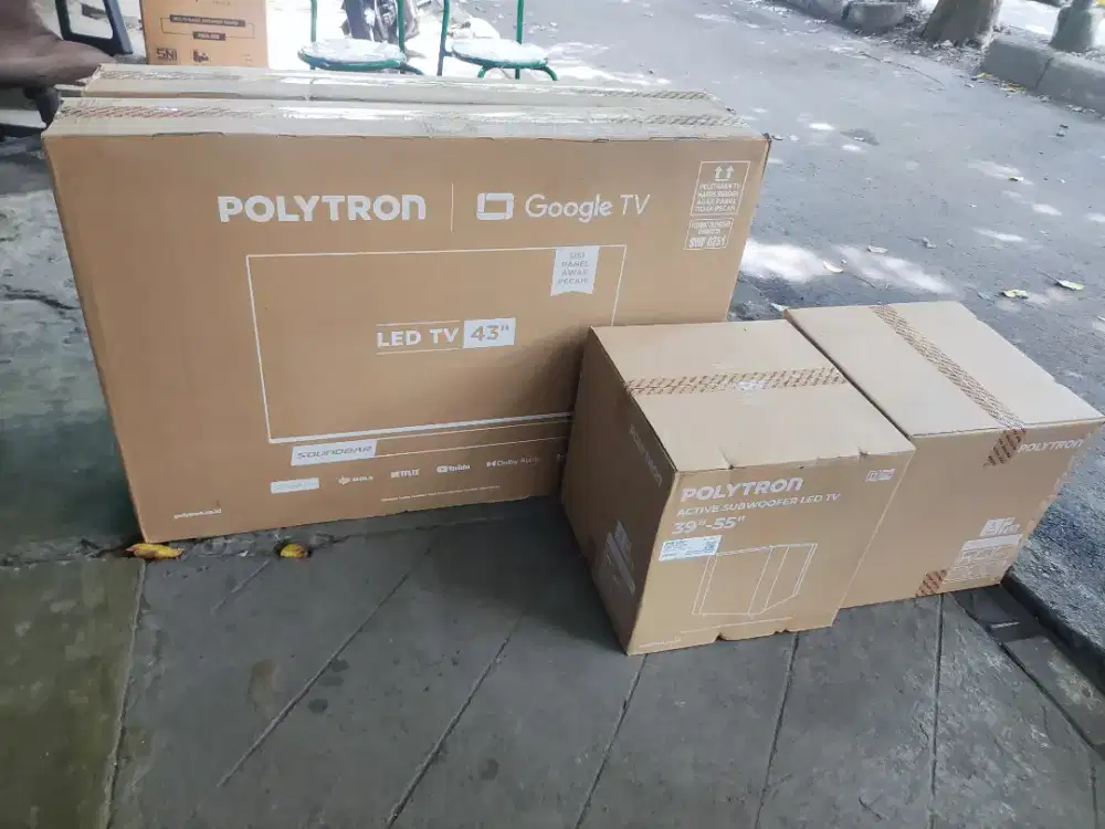 POLYTRON 43 INCH GOOGLE TV + SOUNDBAR
