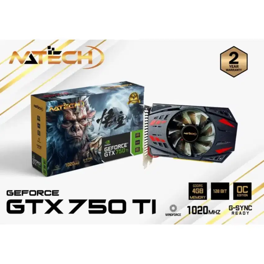 VGA Nvidia Geforce GTX 750TI 4GB Ddr5