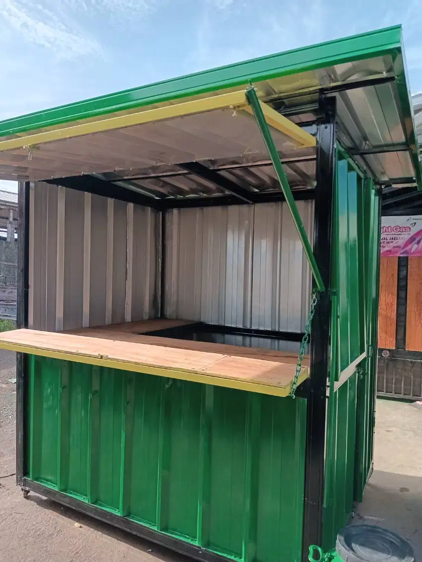 Jual booth container/ kios dagang