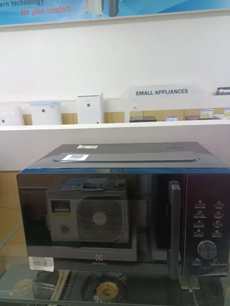 electrolux microwave black