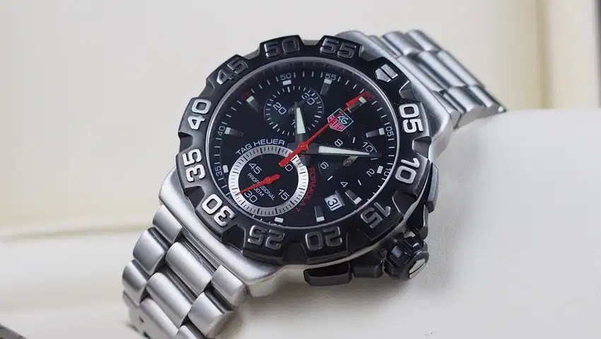TAG HEUER FORMULA 1 CHRONOGRAPH QUARTZ BLACK STEEL 42MM