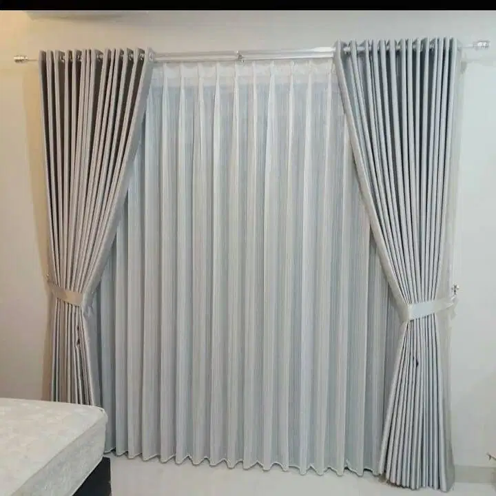 Pasang Gorden Tirai Roller Blind/Roll/Vertical/Vertikal Gordyn Hordeng