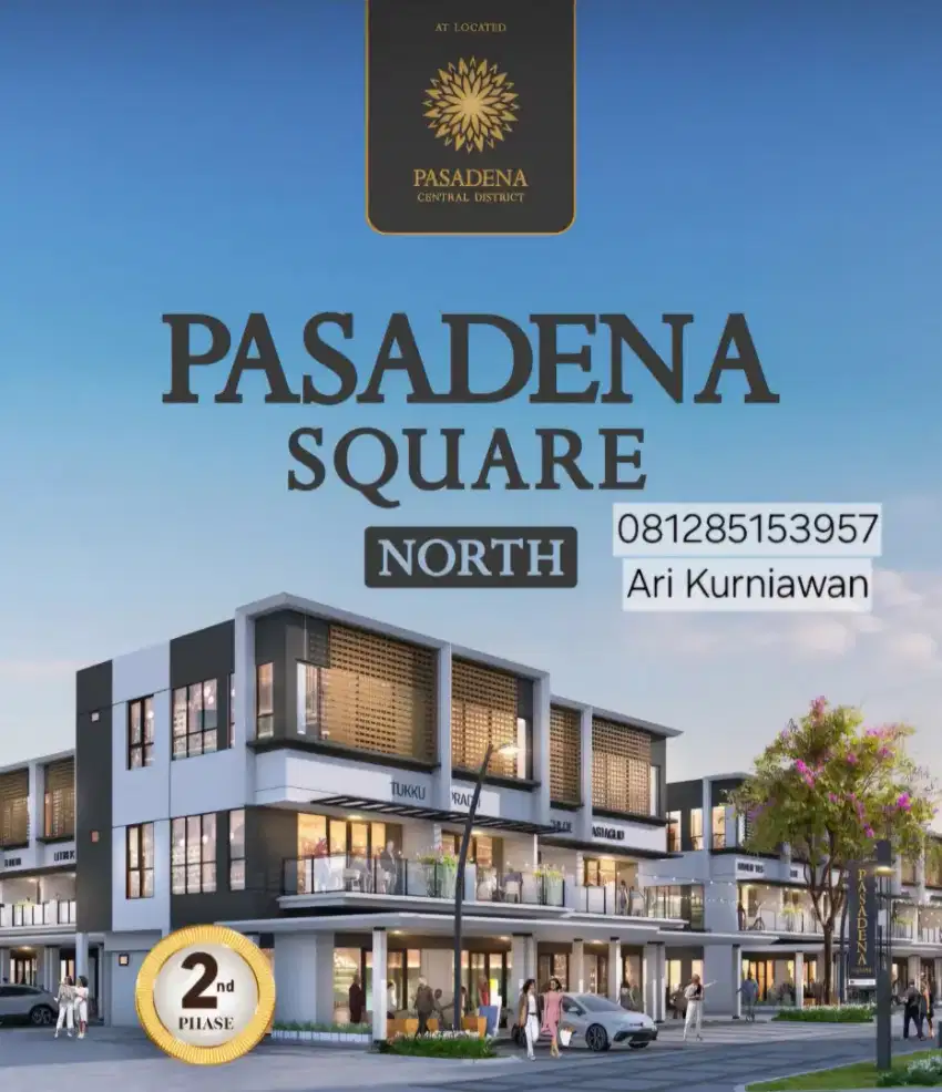 PASADENA NORHT SQUARE gading serpong 3man termurah paling strategis