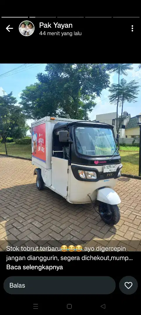 TVS mulus murah meriah