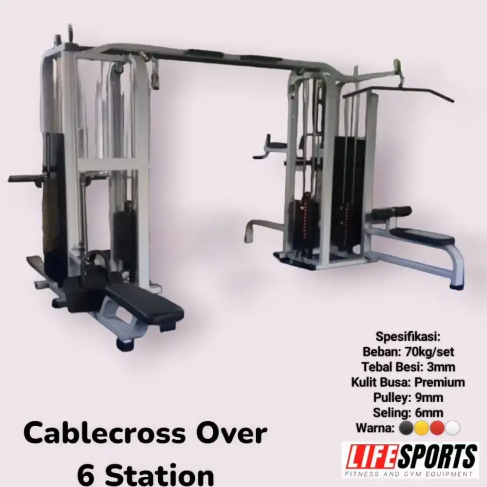 Alat fitness Cablecrosover 6 sisi