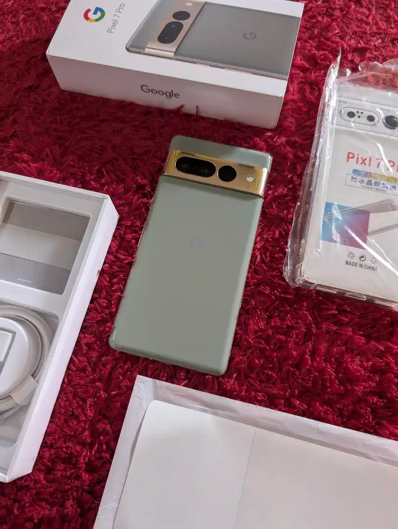 (BEACUKAI) Google Pixel 7 Pro 12/512GB Hazel US Version Fullset