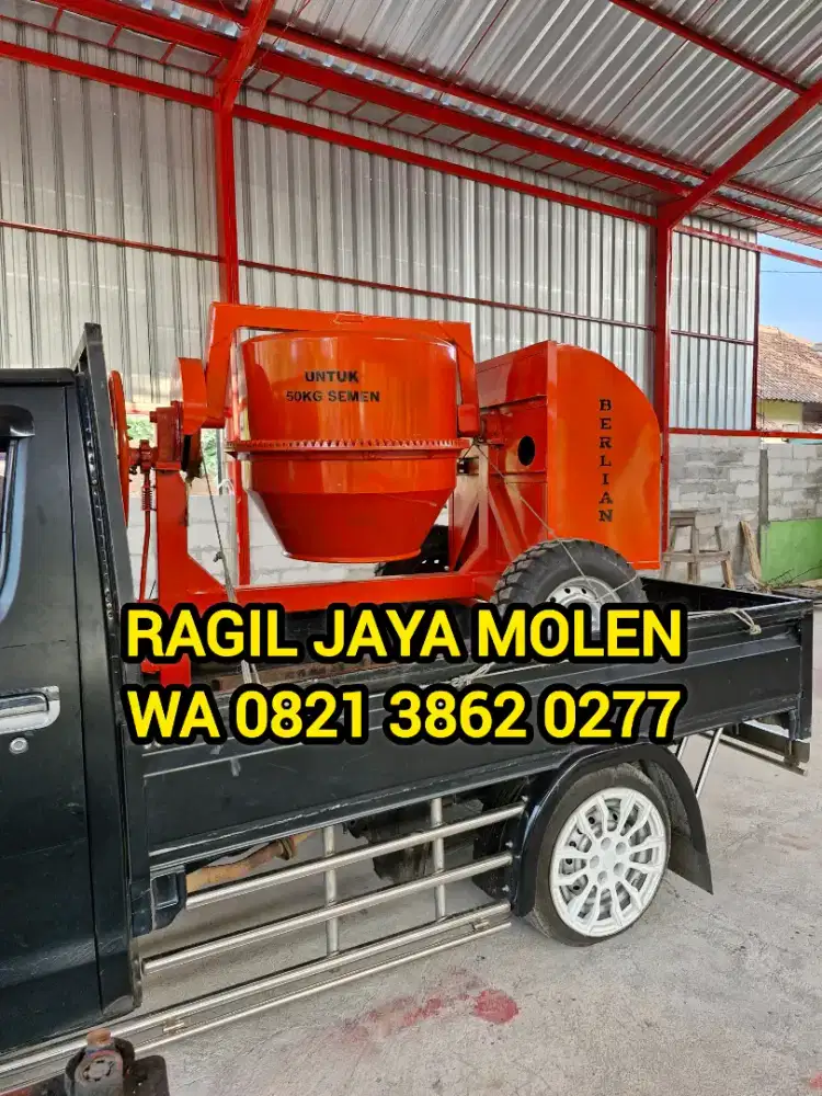 Molen cor beton 50kg semen baru