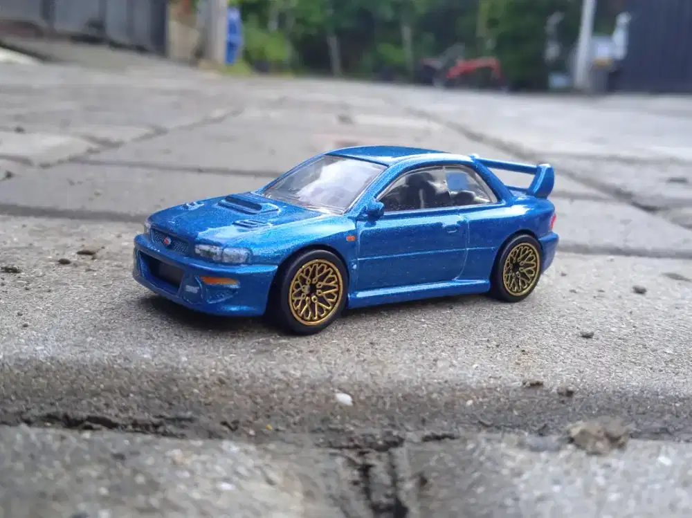 Hotwheels 98 Subaru STi Ban Karet Mulus