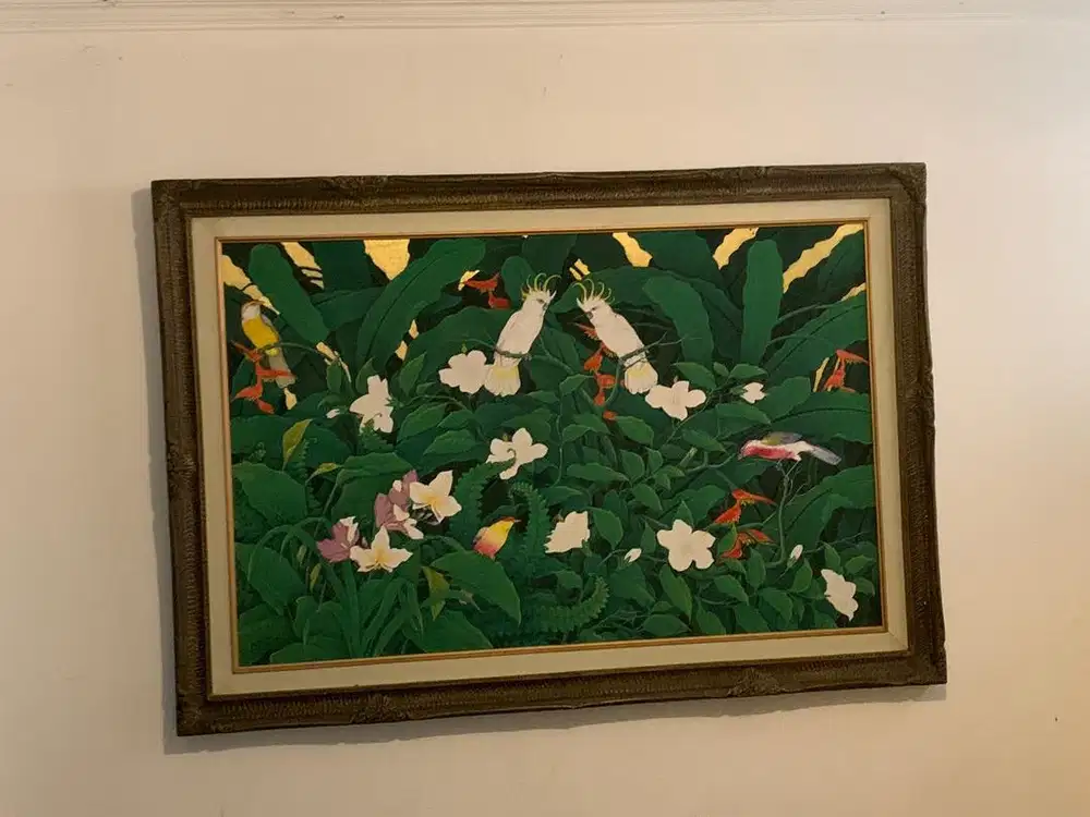 Lukisan Besar Karya JNy. Sudirka Pelukis Bali