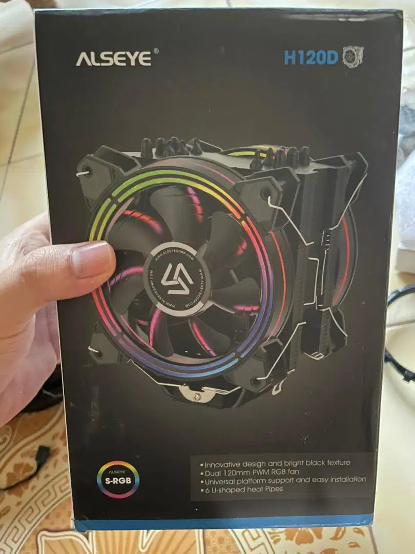 CPU Cooler Air Cooler Tower Alseye H120D RGB