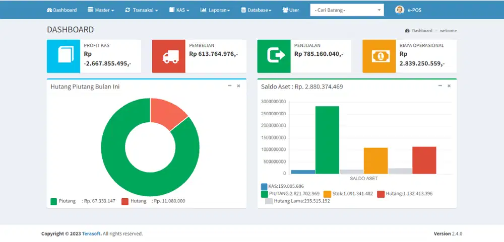 Program Kasir / Penjualan / Stok Barang
