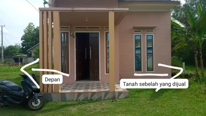 Dijual murah rumah dan tanah, pembayaran bisa 3x
