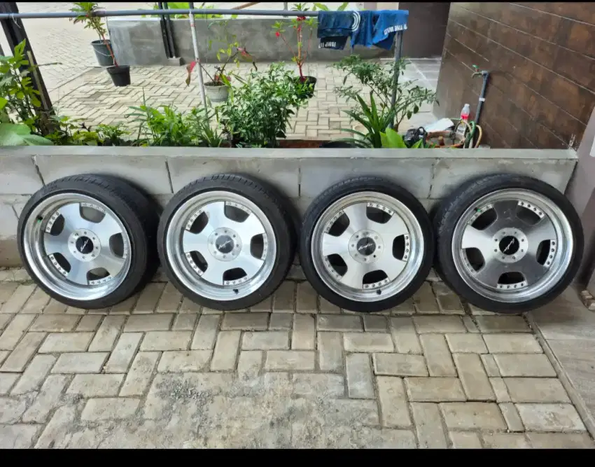 Velg Euroline R17 Ban Super Tebal Double PCD Ex Mobilio Ring 17