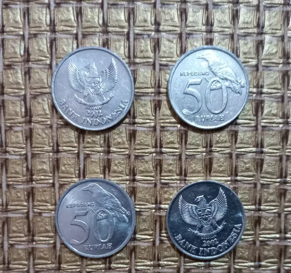 Jual koin Rp50 thn 2002