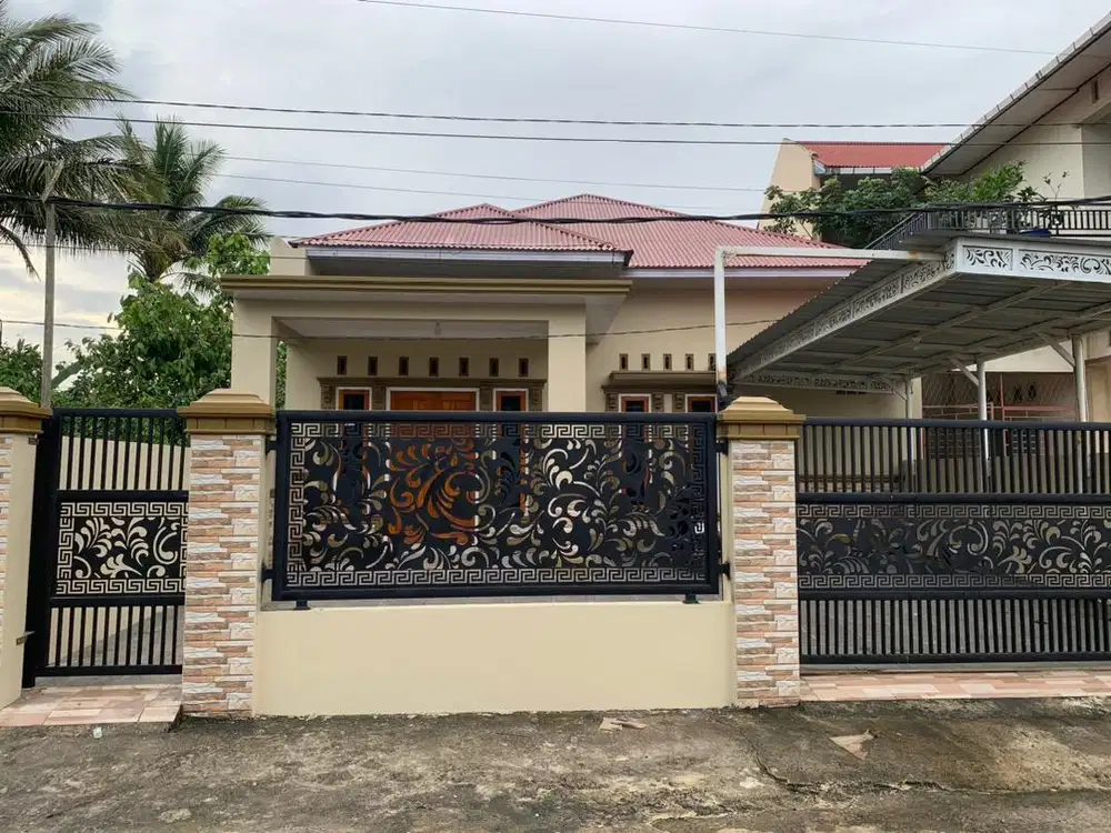 di kontrakan Rumah dengan material yg kokoh dan lingkungan yang nyaman