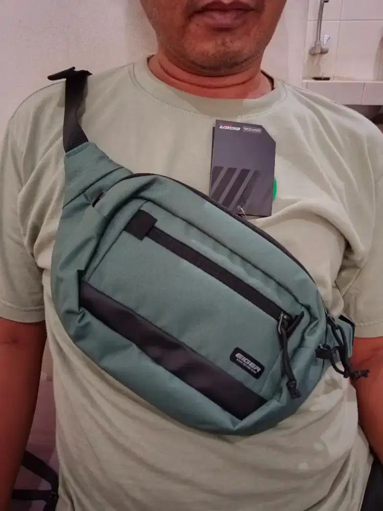 Tas Waistbag/Pinggang Merk EIGER DIJAMIN 100% ORIGINAL 3L 30x6x15cm