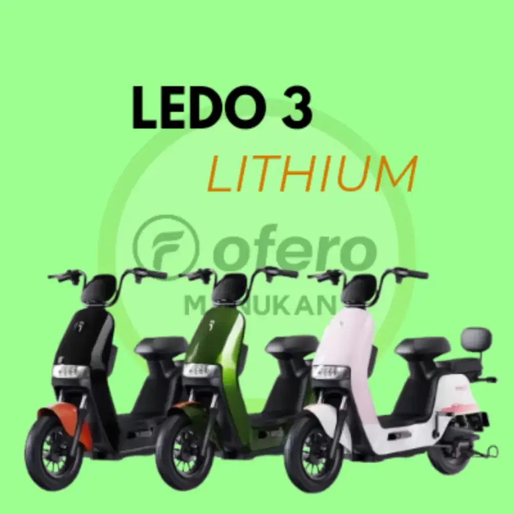 E-bike sepeda listrik Ofero Ledo3 Lithium|| power 500w Speed 38km/h