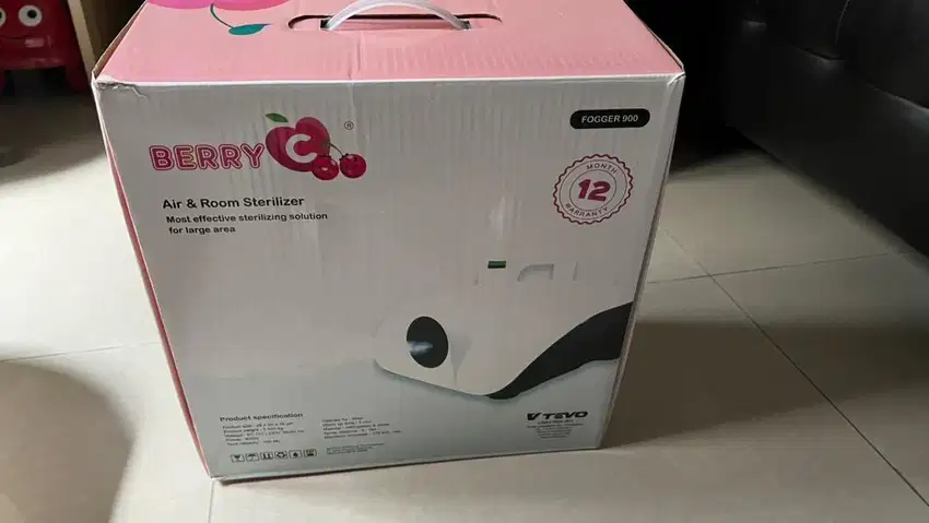 Mesin fogging BERRY C dan cairan sterilizer