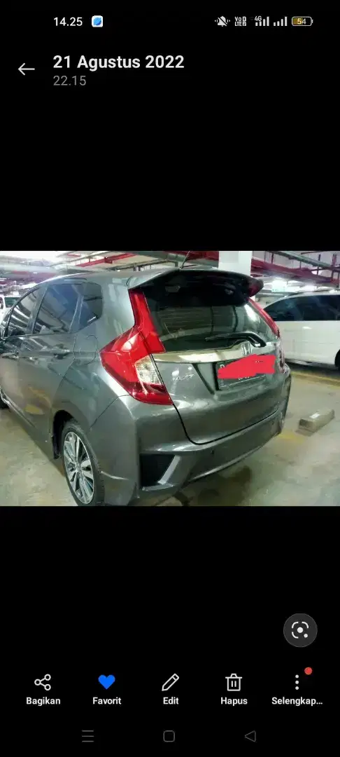 Honda jazz gk5 tahun 2015 matic