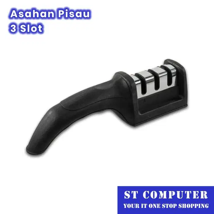 Asahan Pisau 3 Slot Knife Sharpener