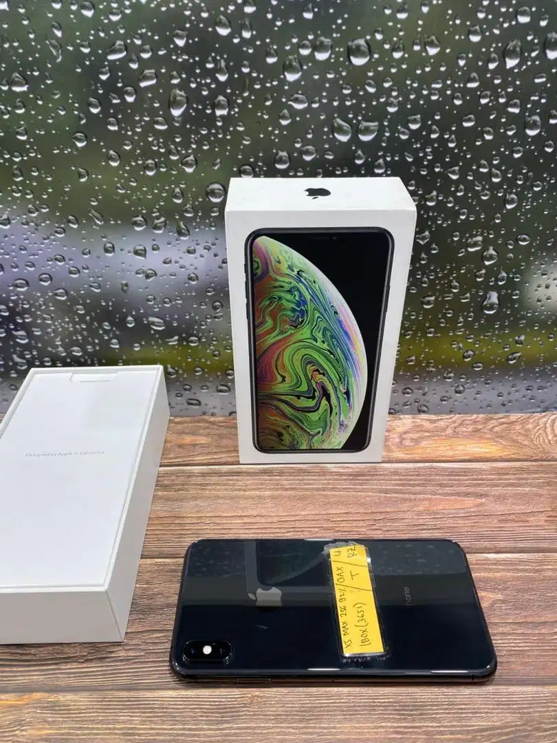 IPHONE XS MAX 256GB BLACK FULLSET ORIGINAL IBOX