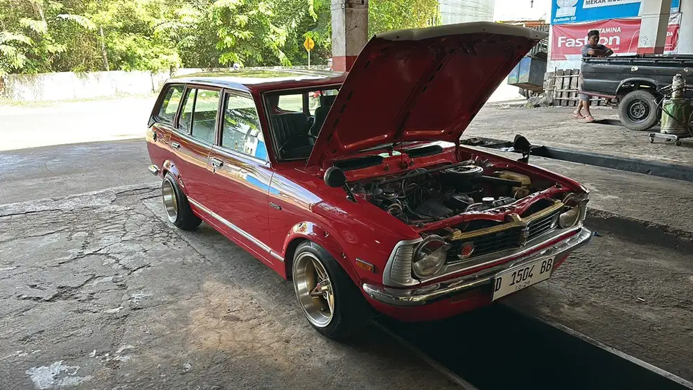 Toyota Corolla Wagon 1972 siap TOURING GASSS