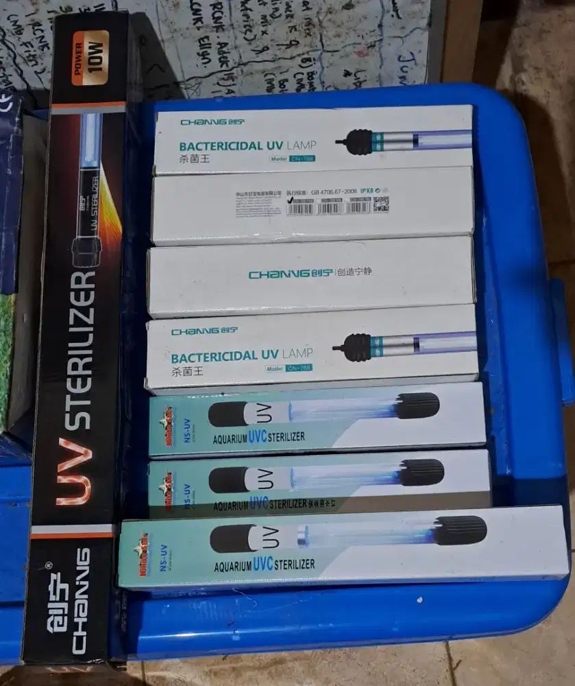 Lampu UV ultraviolet Chaning & Nikita, utk kolam akuarium