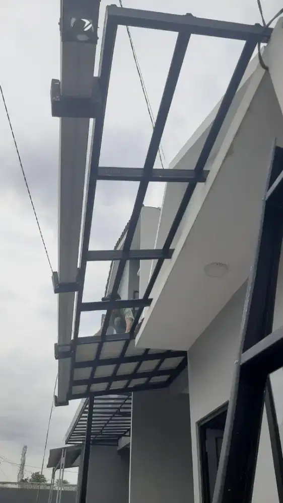 Kanopi carport baja ringan galvalum