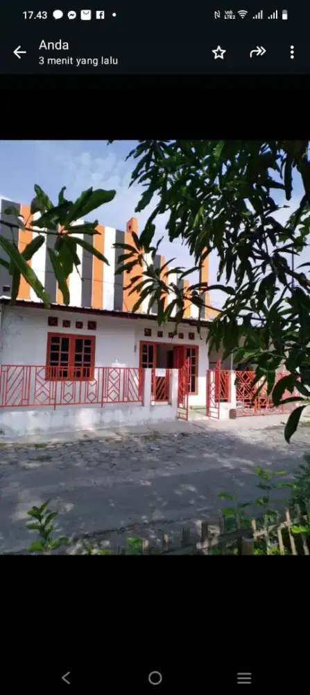 kontrakan Rumah tinggal bisa untuk kantor/usaha strategis, nyaman