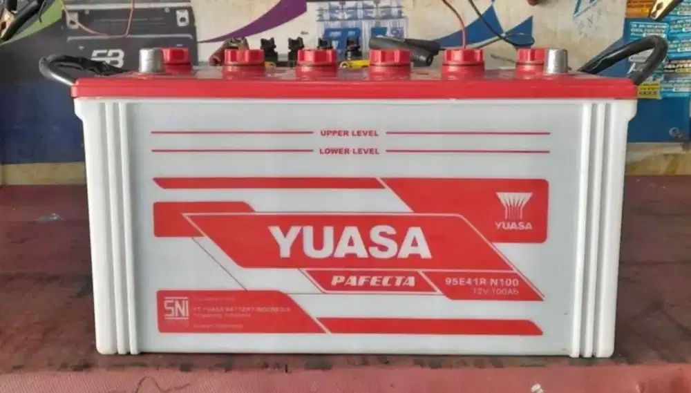 Aki N100 ah, masih orisinil, aki seken serasa baru.. Bergaransi..