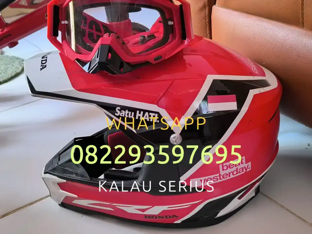 HELM CRF + KACAMATA