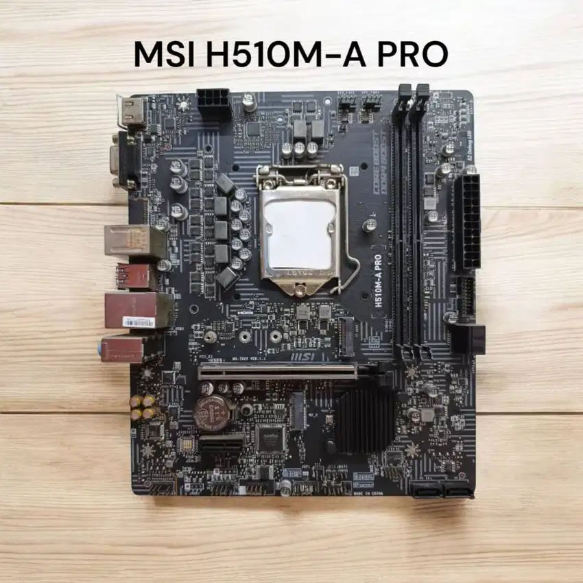 Motherboard MSI H510M-A PRO Socket Intel LGA1200 10th Gen Intel Core,