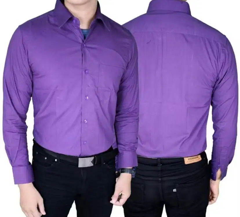 Kemeja lengan panjang Kent & Crew