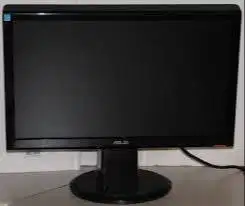Lcd Asus tampilan putih power hidup 18.5