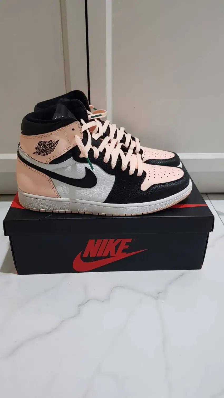 Air Jordan 1 Retro High Crimson Tint (custom paint from @raffl_design)
