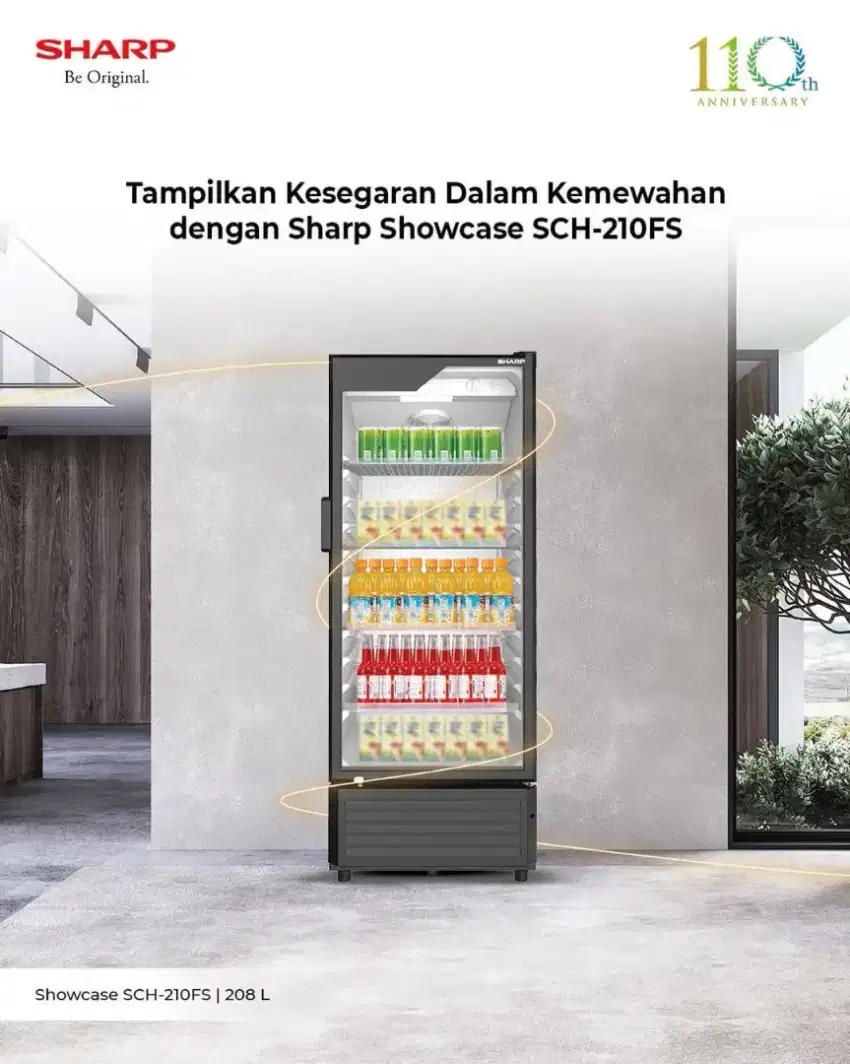 SHOWCASE SHARP SCH-210 NEW BERGARANSI RESMI