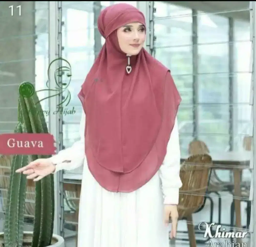 Khimar arabian ORI ada emblemnya baru bukan bekas