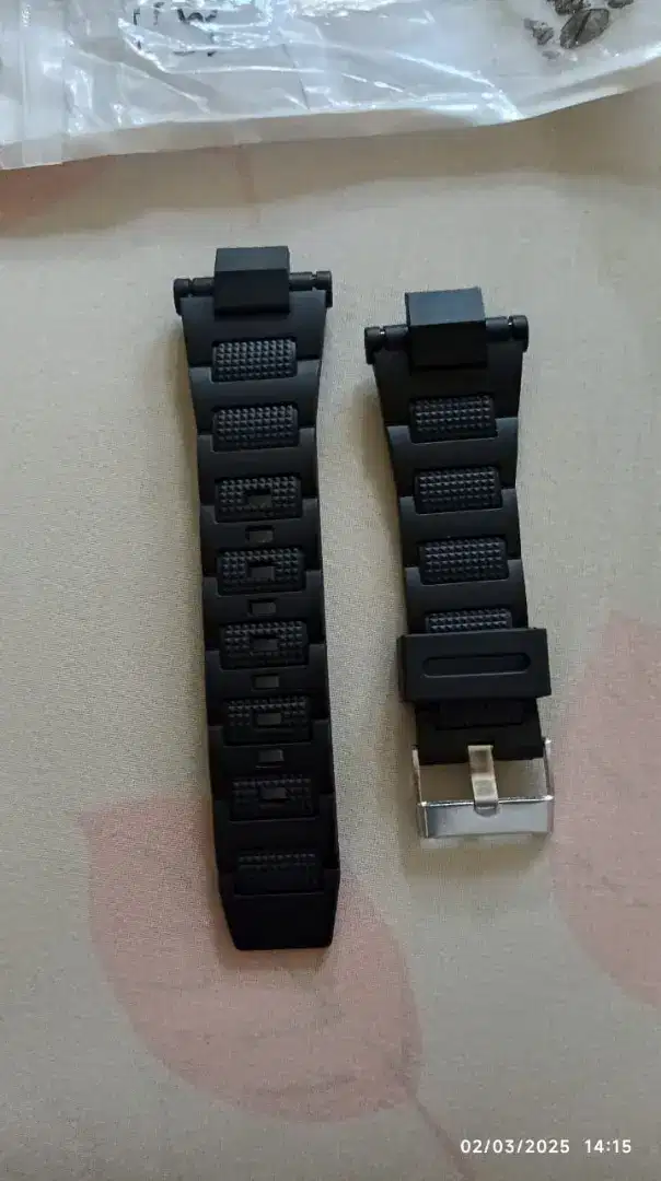 Rubber Strap model G-shock Casio/Equator Premium High Quality Hitam.