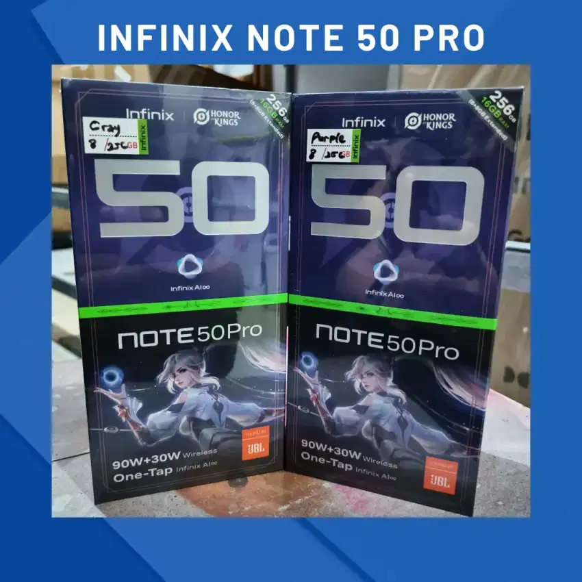 Infinix Note 50 Pro 8GB+8GB/256GB Terbaru Termurah