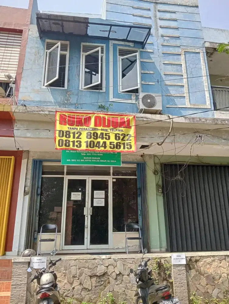 di jual ruko murah tanpa perantara luas 4×14 2 lantai kamar mandi 2