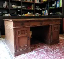 Antique Javanese Teak Desk