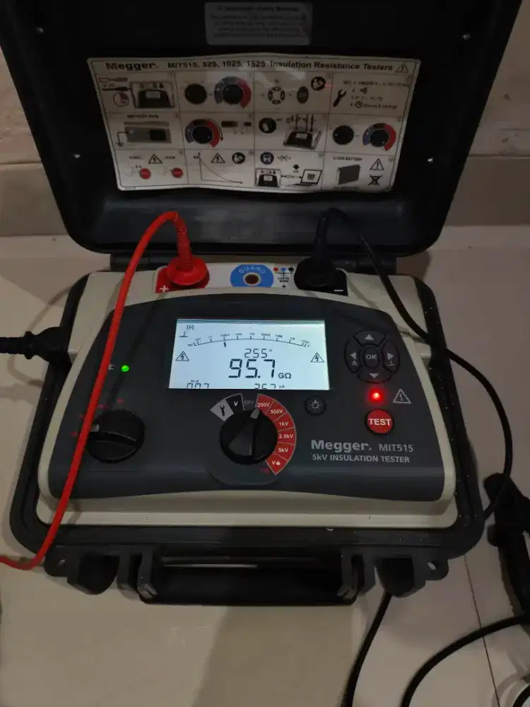 megger mit515 jualbisa sewa insulation tester 5kv