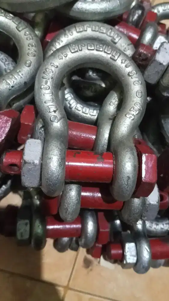 SHACKLE (segel) CROSBY G2130 slSCREW PIN 3/4 INCH 3¼ TON